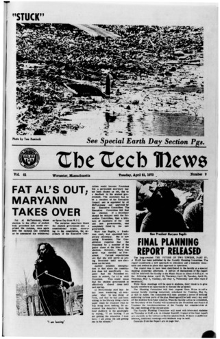 Tech News Volume 61, Issue 9, April 21, 1970 thumbnail