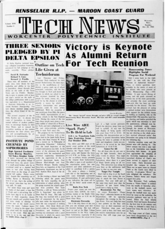 Tech News Volume 42, Issue 3, October 23, 1951 la vignette
