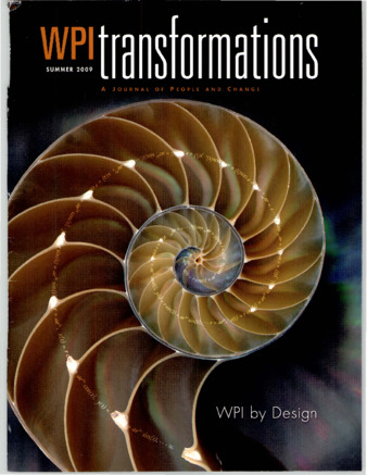 WPI Transformations : a journal of people and change, Volume 106, Issue 2, Summer 2009 thumbnail