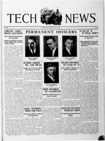 Tech News Volume 23, Issue 27, June 16, 1932 Miniaturansicht