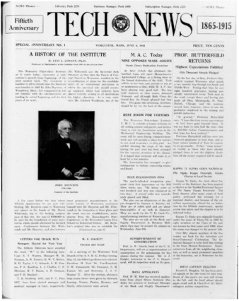 Tech News Volume 6, Special 01, June 8, 1915 Miniaturansicht