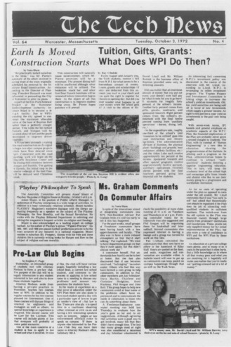 Tech News Volume 64, Issue 04, October 3, 1972 la vignette