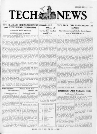 Tech News Volume 15, Issue 14, January 15, 1924 Miniaturansicht