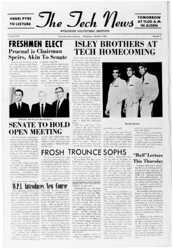 Tech News Volume 57, Issue 02, October 5, 1966 la vignette