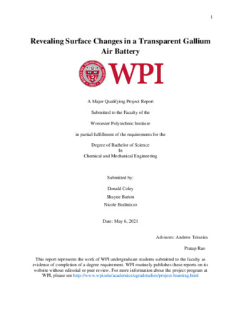 Revealing Surface Changes in a Transparent Gallium Air Battery la vignette