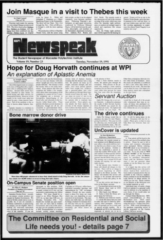Newspeak Volume19, Issue 23, November 19, 1991 thumbnail