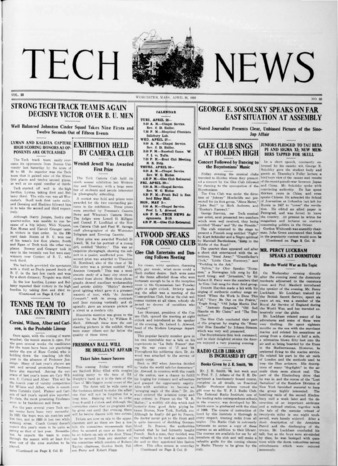 Tech News Volume 23, Issue 22, April 26, 1932 Miniaturansicht