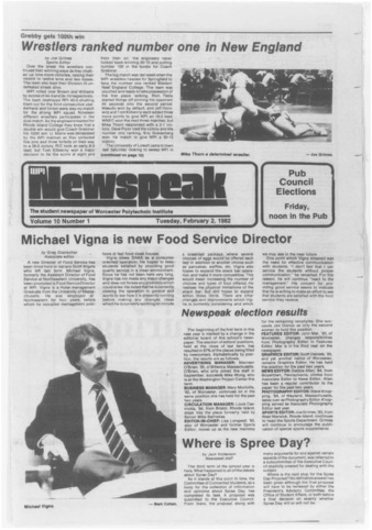 Newspeak Volume 10, Issue 01, February 2, 1982 thumbnail