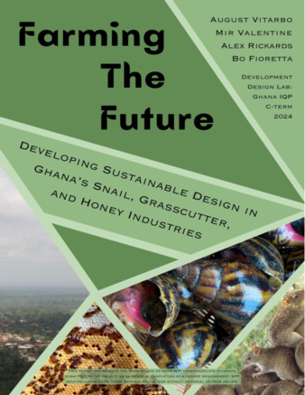 Farming the Future: Developing Sustainable Design in Ghana's Snail, Grasscutter, and Honey Industries thumbnail