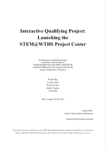 Launching the Worcester Technical High School Teaching Project Center thumbnail