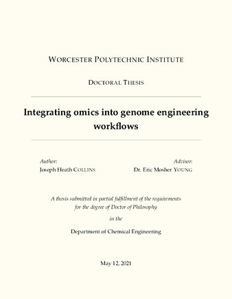 Integrating omics into genome engineering workflows thumbnail
