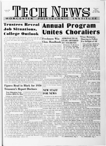 Tech News Volume 40, Issue 11, February 22, 1950 Miniaturansicht