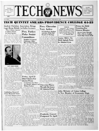 Tech News Volume 31, Issue 17, February 20, 1940 Miniaturansicht