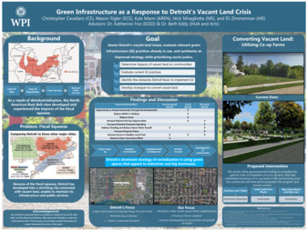 Applications of Green Infrastructure as a Response to Detroit's Vacant Land Crisis thumbnail