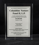 Announcement Formation of Columbine Venture Fund Memorabilia miniatura