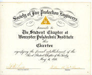 Charter - Society of Fire Protection Engineers - The Student Chapter at Worcester Polytechnic Institute thumbnail