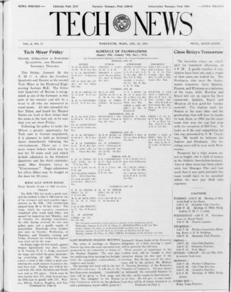 Tech News Volume 5, Issue 17, January 13, 1914 Miniaturansicht