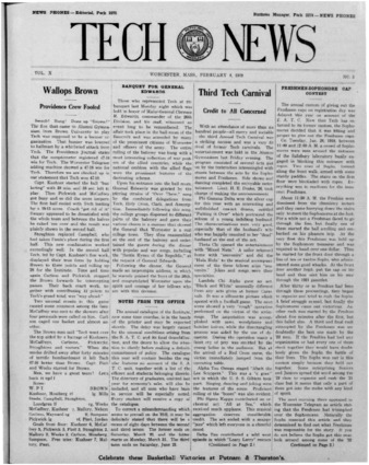Tech News Volume 10, Issue 05, February 4, 1919 Miniaturansicht