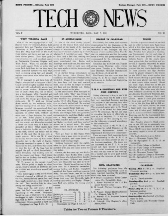 Tech News Volume 9, Issue 30, May 7, 1918 Miniaturansicht
