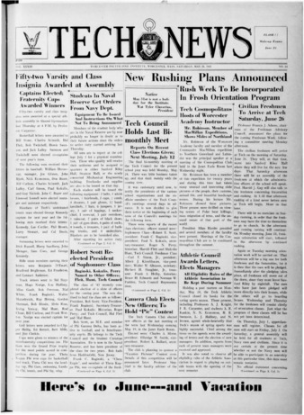 Tech News Volume 33, Issue 44, May 29, 1943 Miniaturansicht