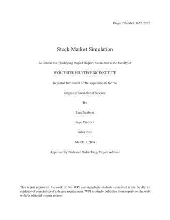 Stock Market Simulation 2322 thumbnail